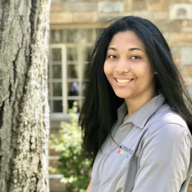 Adajah Vickers Adventures on The Hill Jr, counselor Adajah Vickers